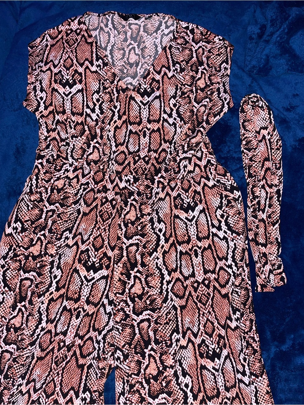 Women’s Snake-Print Jumpsuit